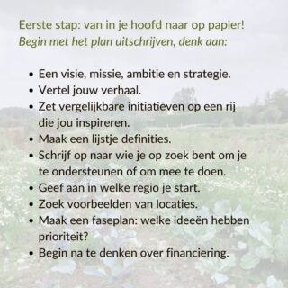De eerste stappen ☝✌
Waar begin ik? Zoveel ideeën in mijn hoofd. Maar wat is realistisch en wat niet?

Stap 1. Ik maakte een nieuwe google drive aan en begon met een grof plan in powerpoint. 

Stap 2. Ik bestelde een simkaart voor 3 euro en vroeg een nieuw nummer aan. Ik installeerde whatsapp business op mijn telefoon en logde daar in met mijn nieuw nummer. Zo kan ik de zakelijke dingen voor de Finca gescheiden houden van privé. Dat helpt ook voor de structuur: alle appcontact op 1 rij. Ook maakte ik een nieuw outlook emailadres en dit insta account aan.

Stap 3. Ik zit nu in de fase om mijn enthousiaste plan met vrienden en familie te delen. Ze stellen op het eerste gezicht soms moeilijke vragen, maar dat maakt de uitwerking van het plan alleen maar beter. Ik kocht een fijne klapper bij de hema en vulde daar het uitgeprinte plan mee. 

📒 Ook handig namelijk om die klapper mee te nemen als ik locaties ga bezichtigen, als ik in gesprek ga met vergelijkbare initiatiefnemers of als ik nieuwe connecties maak in de regio.